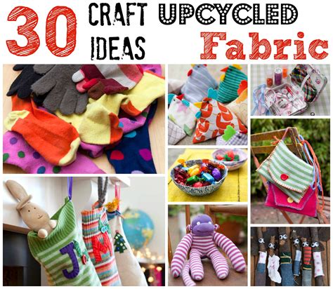 Upcycled Fabric Craft Ideas - Red Ted Art - Kids Crafts