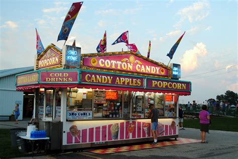 Cotton Candy, Candy Apples & Popcorn | Walworth County Fair,… | Flickr