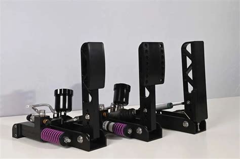 Racewerk S1 PRO Hydraulic Sim Racing Pedals. Black - Digital-Motorsports.com