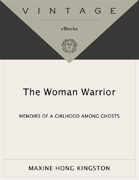 (PDF) Maxine Hong Kingston - The Woman Warrior