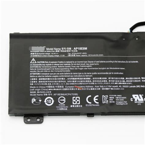 Replacement AP18E8M Battery For Acer Nitro 5 AN515 AN515-55 CN515