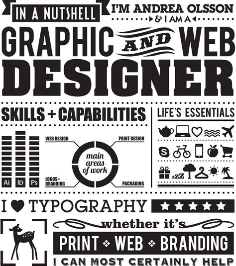 TypeTale - Freelance Graphic Designer | Graphic design lessons, Creative graphic design resumes ...