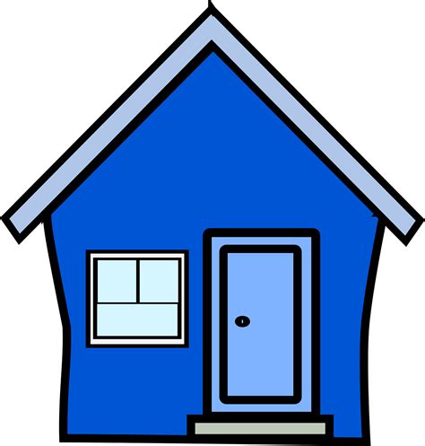 Download House, Blue, Building. Royalty-Free Vector Graphic - Pixabay