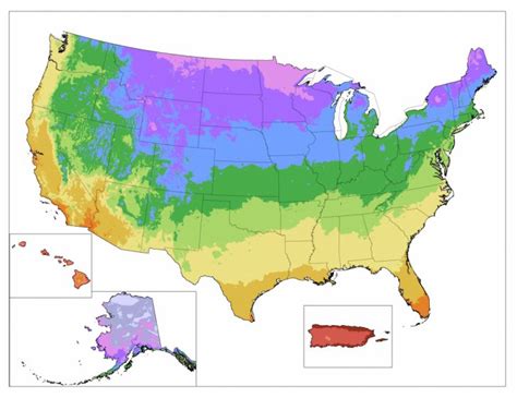 Usda Cold Hardiness Map / Zone Finder - Florida Building Code Climate ...