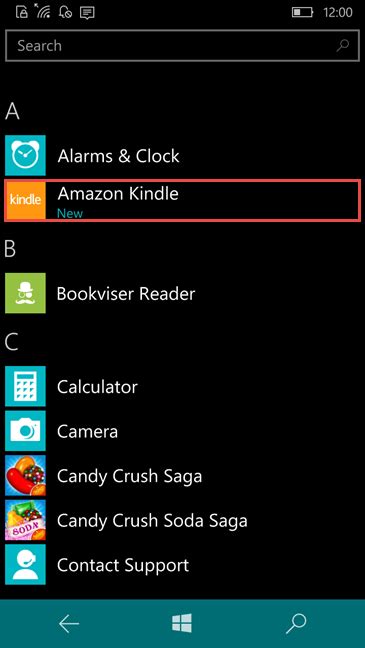 How to use the Amazon Kindle app to read eBooks in Windows 10 Mobile ...