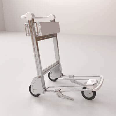 Airport Trolley - 3D Model by firdz3d