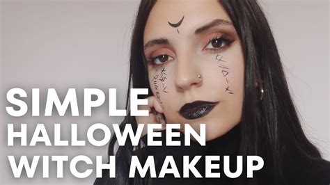 Easy Witch Makeup Tutorial for Newbies for Halloween - YouTube