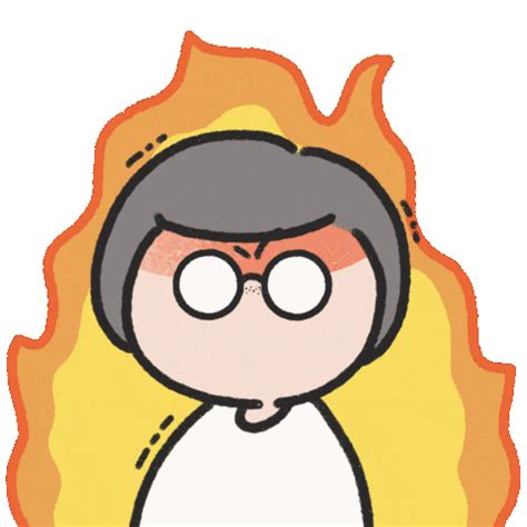 Angry Fire Sticker for iOS & Android | GIPHY