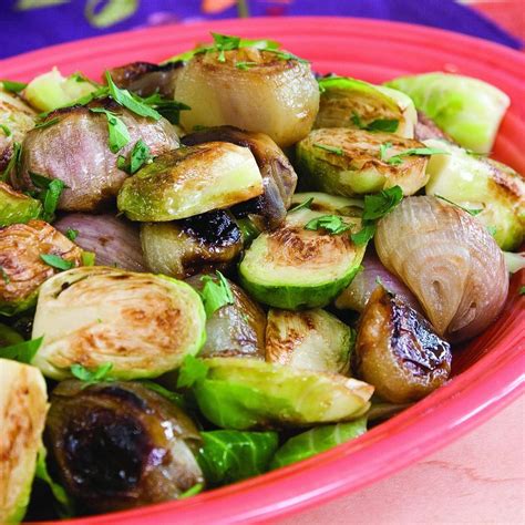 Roasted Brussels Sprouts & Shallots Recipe - EatingWell