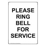 Dining / Retail / Hospitality - Customer Service Signs and Labels