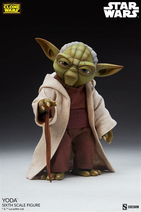 Yoda (Clone Wars) - Sideshow Sixth Scale Basic 12-inch Figures
