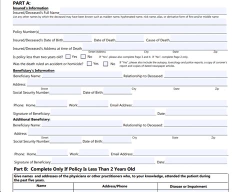 Globe Life Insurance Claim Form Pdf Fill And Sign Printable Template ...