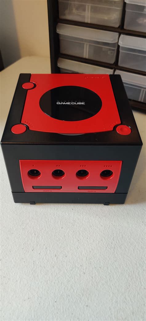 Custom Colored Nintendo GameCube Console Red and Black | Etsy