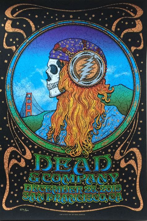 Dead & Company - December 28, 2015 - Bill Graham Civic, SF - Artist: Dave Hunter | Grateful dead ...