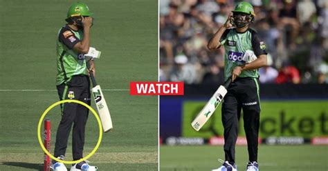 Haris Rauf bat without pads in BBL match against Sydney Thunder