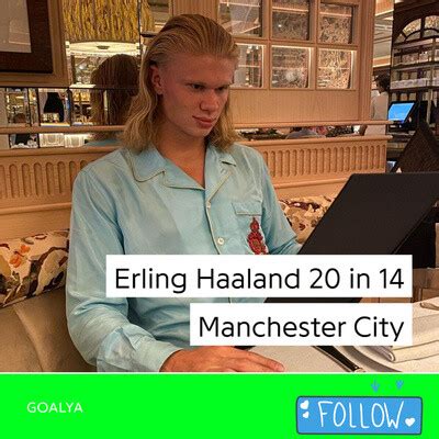 Erling Haaland 20 in 14 | Manchester City Song||Goalya - season - 1 ...