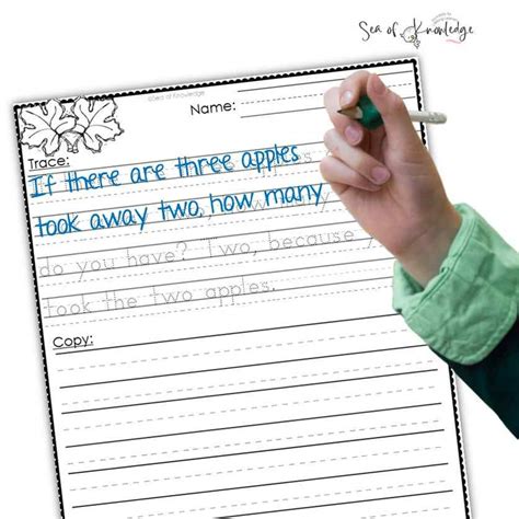 Free custom printable handwriting worksheet templates | Canva - Worksheets Library