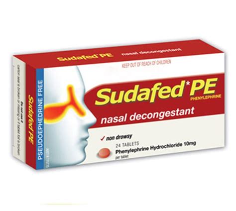 SUDAFED® PE Nasal Decongestant | Sudafed® PE