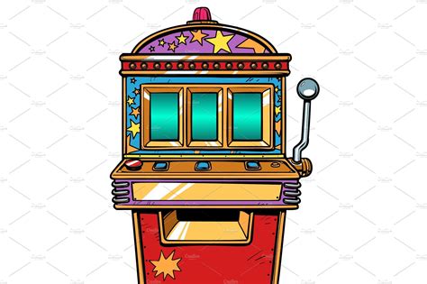 one-armed bandit slot machine | Graphic Objects ~ Creative Market