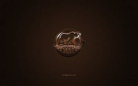 Download wallpapers Hershey Bears, American hockey club, AHL, brown ...