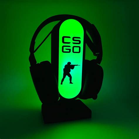 Headphone Stand LED RGB Gaming Headset Stand Led Light - Etsy