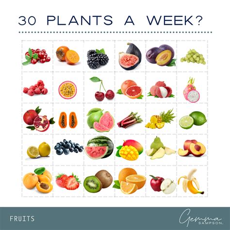 Eating 30 plants a week — Gemma Sampson