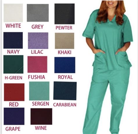 36 Pieces Unisex V Neck Scrub Tops Assorted Colors - Nursing Scrubs - at - alltimetrading.com