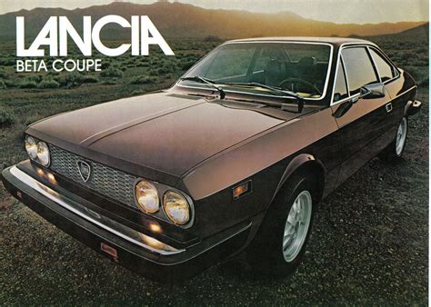 1977 Lancia Beta Coupe brochure