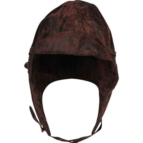 Brown Aviator Cap - LUA3105 - Medieval Collectibles