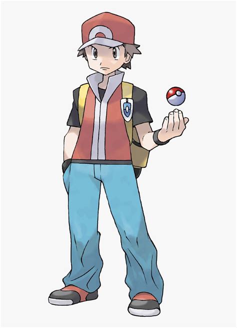 Red Pokemon Fire Red , Png Download - Pokemon Trainer Red Png, Transparent Png - kindpng