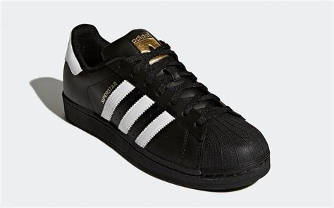 adidas Superstar Foundation Black White Gold B27140 Release Date - SBD