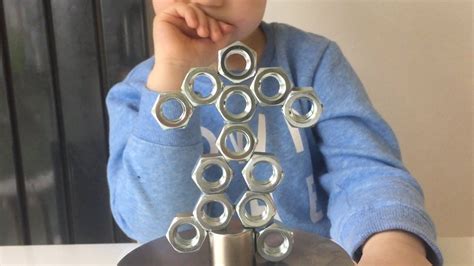 Magnetic Sculpture Activity For Kids with Nuts - YouTube | Learning science, Activities for kids ...