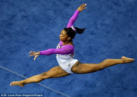 Olympic gymnastics hopeful Simone Biles wows the world with a spectacular floor routine | Daily ...