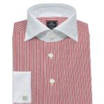 Gingham Dress Shirt | Men's Gingham Dress Shirt | Red Gingham Dress Shirt | Luxury 2