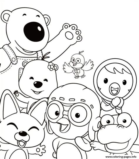 Download Pororo Coloring Pages Images