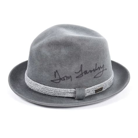 Tom Landry Autographed Dobbs of New York Fur Felt Trilby Hat | EBTH