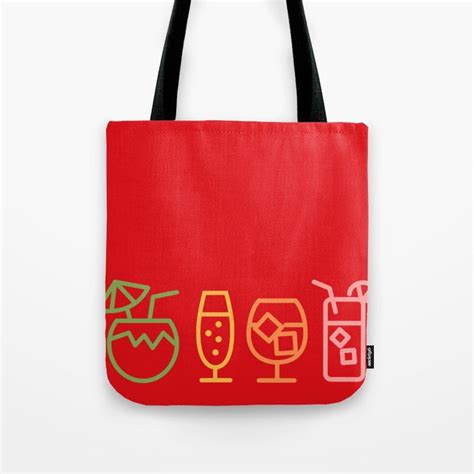 tiki bar happy hour Tote Bag by a touch of cool | Society6