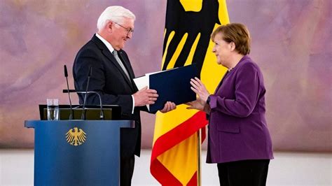 Germany's Angela Merkel receives nation's highest honor, despite head ...