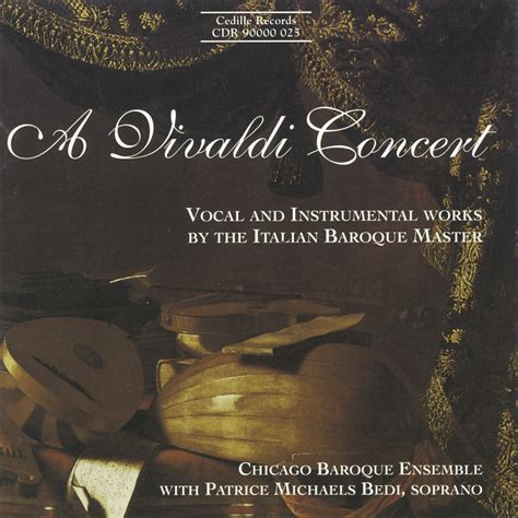 ‎Vivaldi: Vocal and Instrumental Works by Patrice Michaels Bedi ...