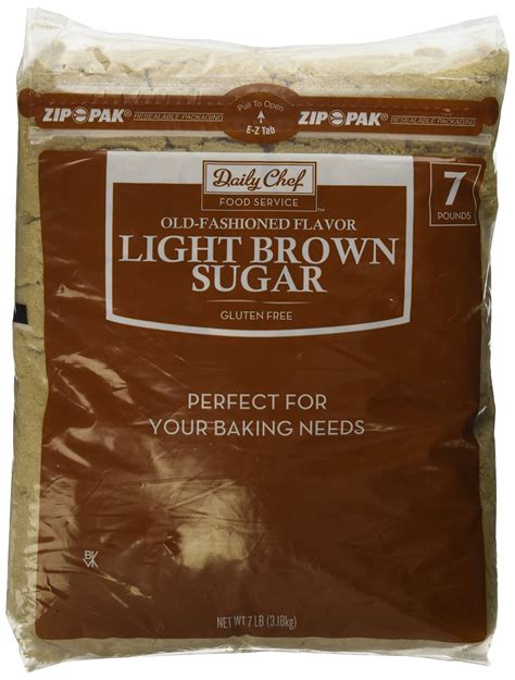 Bakers & Chefs Light Brown Sugar - 7 lb. bag