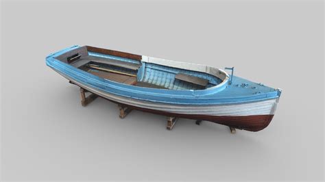 Small Wooden Boat - Download Free 3D model by artfletch [cd8cdc9] - Sketchfab