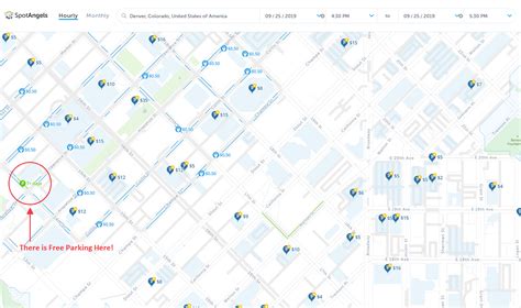 Downtown Denver Parking Map