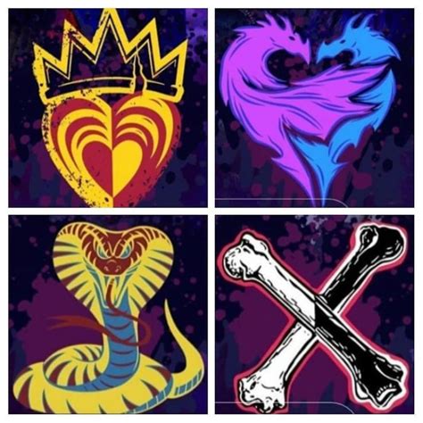 Descendants on Instagram: “Symbols of the Descendants 3 #Descendants3 @disneydescendants ♥ ...