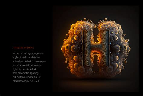 alphabet of AI-art on Behance