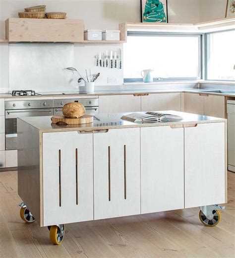 Kitchen islands on wheels don't just have to have an open design, where ...