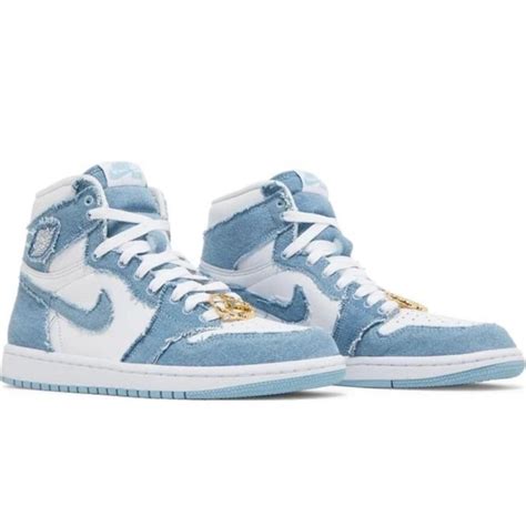 Air Jordan 1s high OG denim | Air jordans, Jordans, Air jordans retro