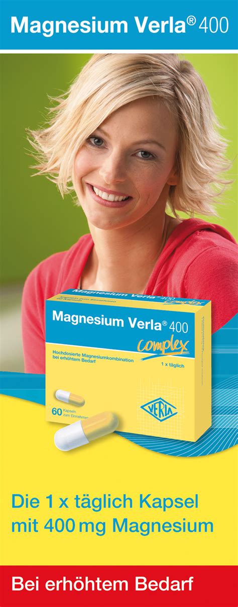 Magnesium Verla® 400 Kapseln | Magnesium Verla