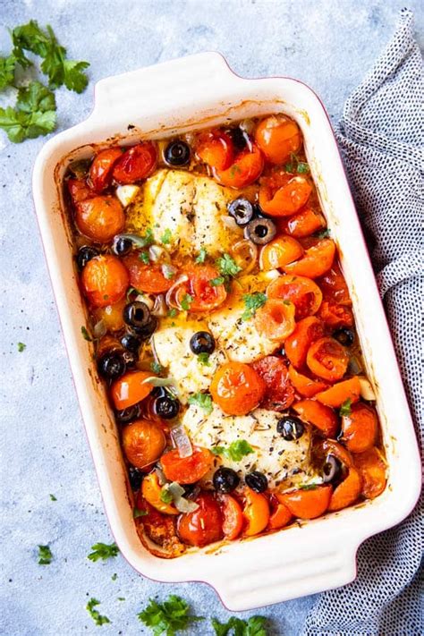 Mediterranean Baked Cod Recipe