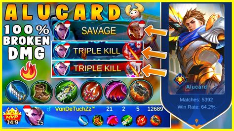 Alucard Savage Build | Alucard Best Build 2020 | Top 1 Global Alucard | Mobile legends - YouTube