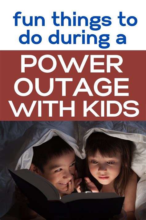 Power Outage Fun With Kids